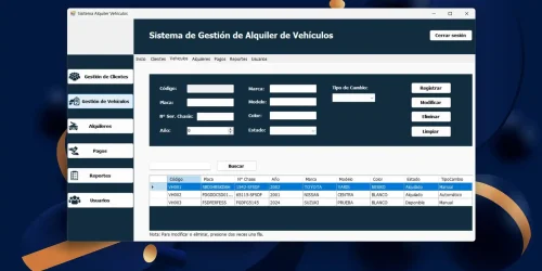 Software - Alquiler de Vehiculos 04