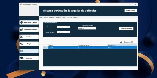 Software - Alquiler de Vehiculos 08