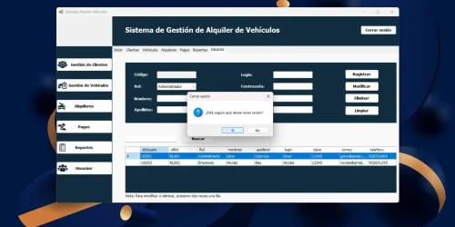 Software - Alquiler de Vehiculos 10