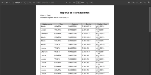 Software - Simulador de Criptomonedas 03